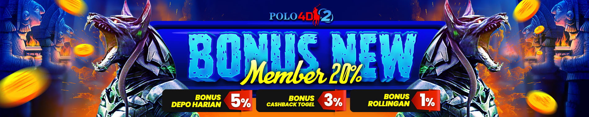 POLO4D2 BONUS NEW MEMBER 20 %